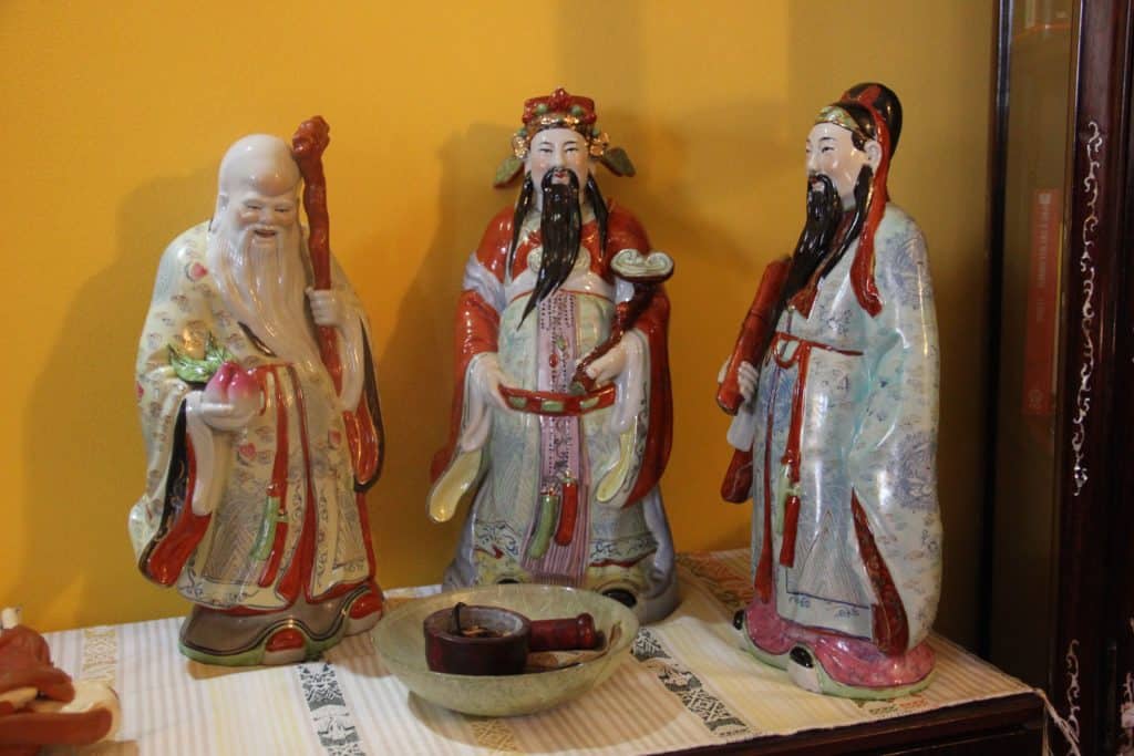 Baldassarre Laozu, compagni di viaggiotre saggi cinesi